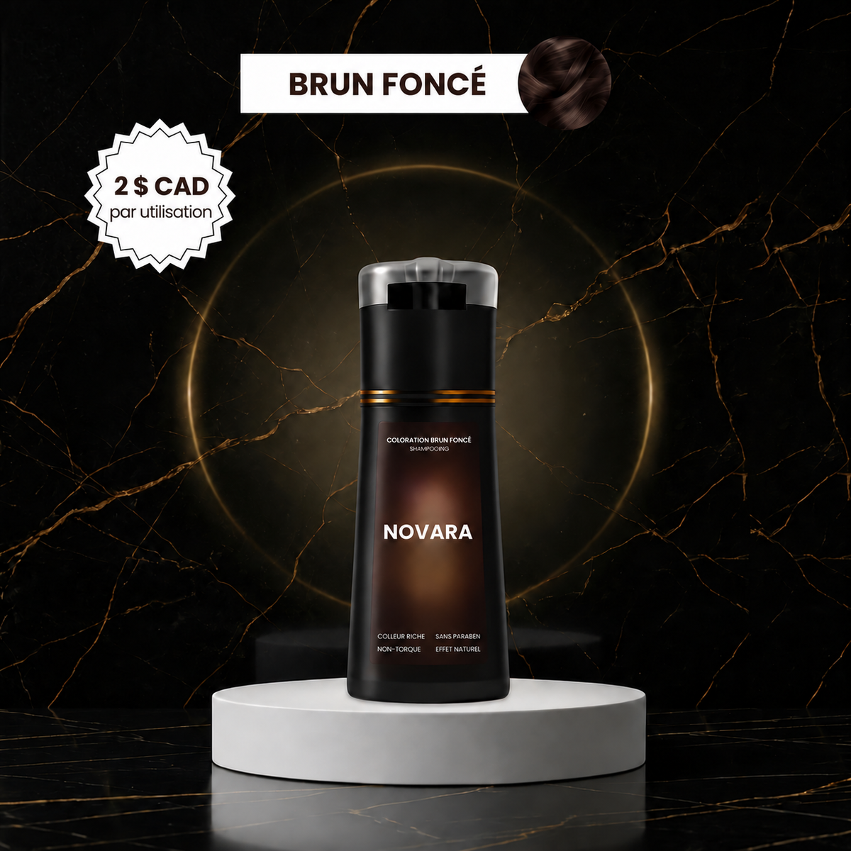 NOVARA — brun-fonce — 2 $ CAD par utilisation