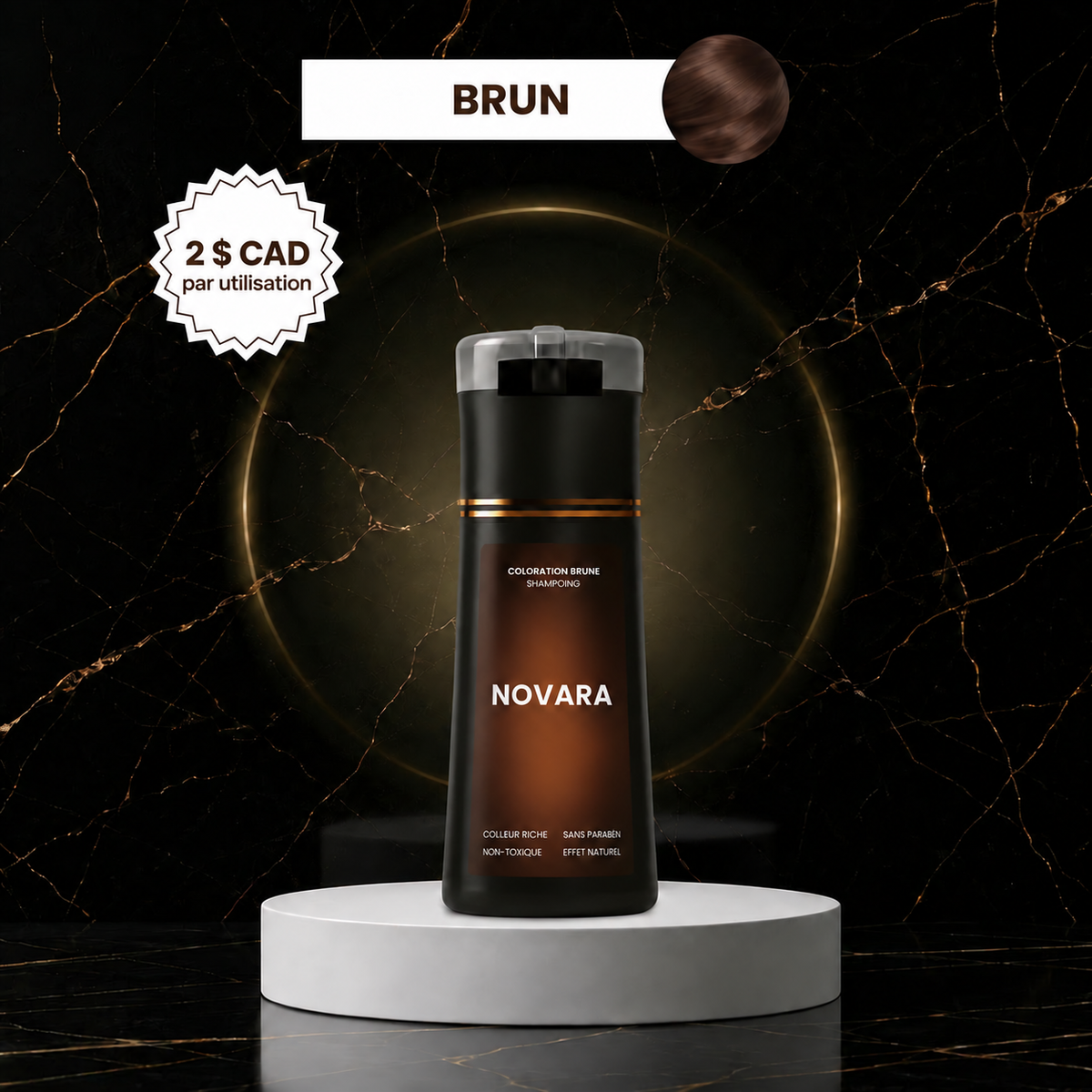 NOVARA — brun — 2 $ CAD par utilisation